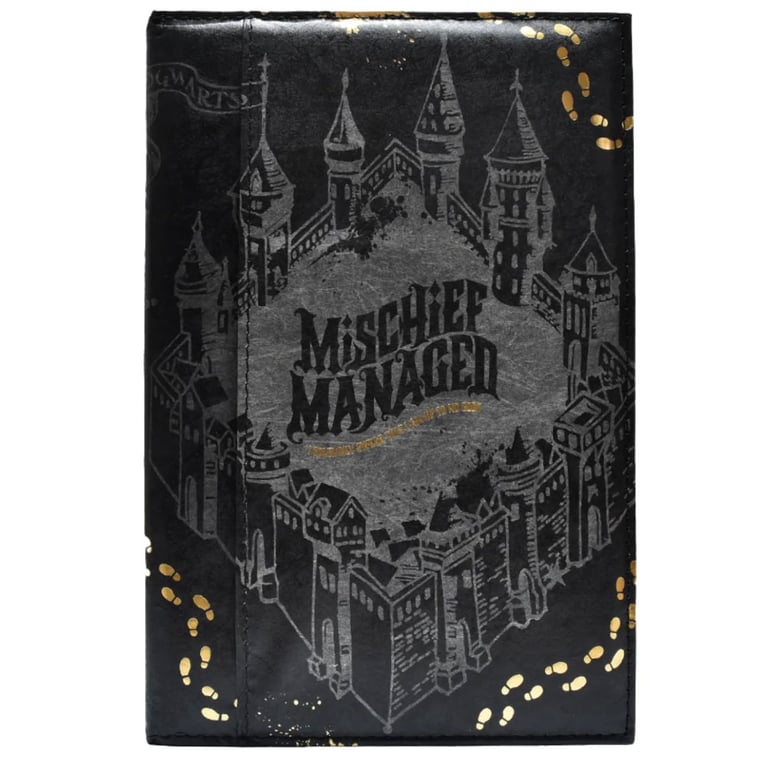 Harry Potter Marauders Map A5 Lined Notebook with Pocket