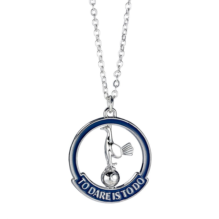 Tottenham Hotspur FC 3D Spinning Hypo-Allergenic Silver Necklace