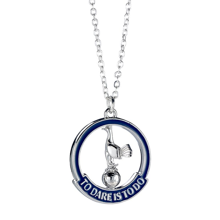 Tottenham Hotspur FC 3D Spinning Hypo-Allergenic Silver Necklace
