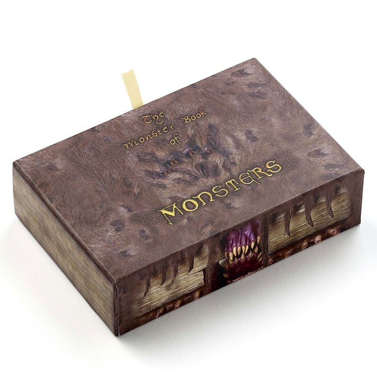 Harry Potter Monster Book Gift Box Set with Keyring and Badge