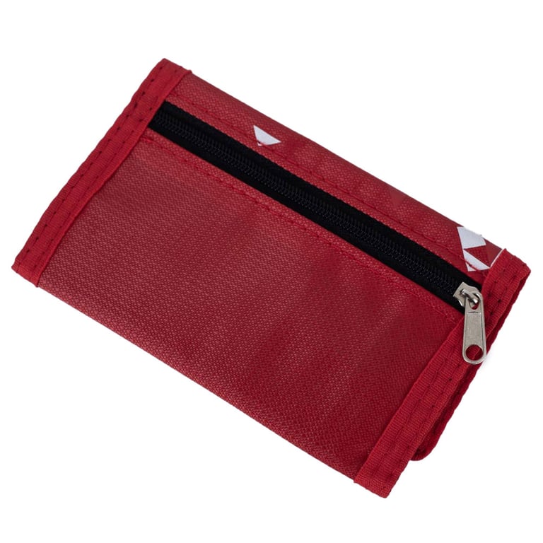 Arsenal FC Particle Wallet - White Crest Design with 5 Compartments and Zipped Pocket