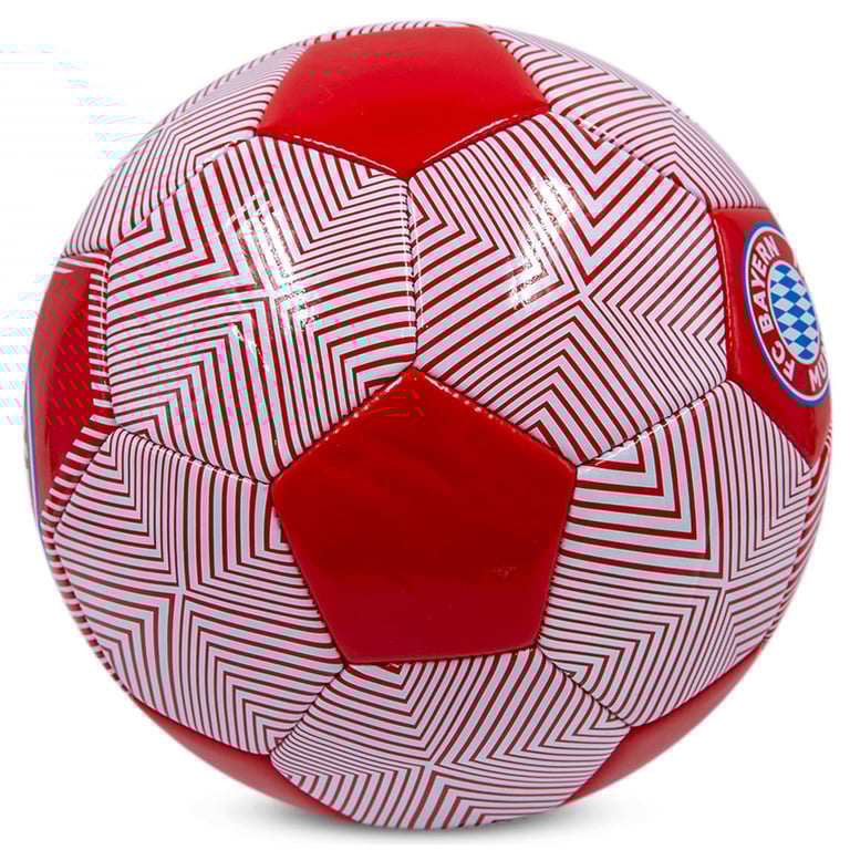 Bayern Munich Mia San Mia 26 Panel PVC Red Football - Official Team Ball