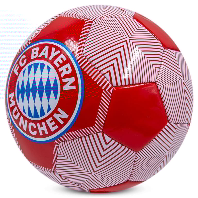 Bayern Munich Mia San Mia 26 Panel PVC Red Football - Official Team Ball