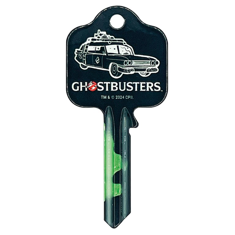 Ghostbusters Logo Blank Door Key - High Quality Key with Detailed Designs