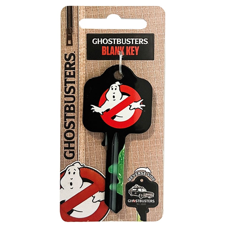 Ghostbusters Logo Blank Door Key - High Quality Key with Detailed Designs