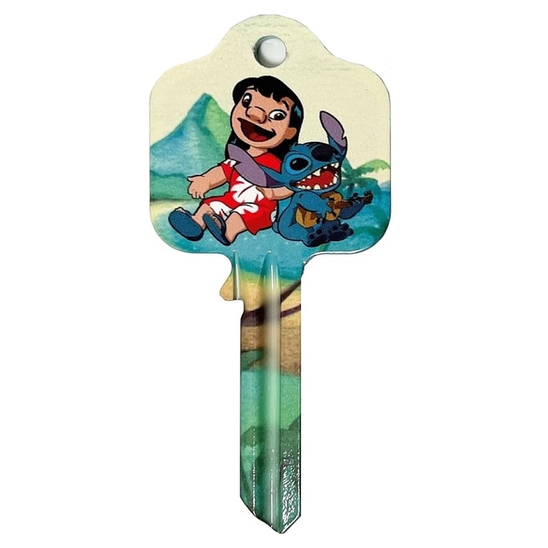 Lilo & Stitch UL Certified Door Key Blank - High Quality Detailed Design