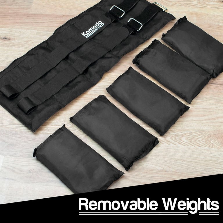 Adjustable Ankle Weights - Increase Workout Intensity Up to 10kg