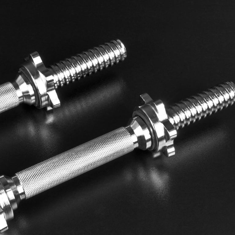 Heavy Duty 16 Inch Spinlock Dumbbell Bars - 80kg Max Bar Rating