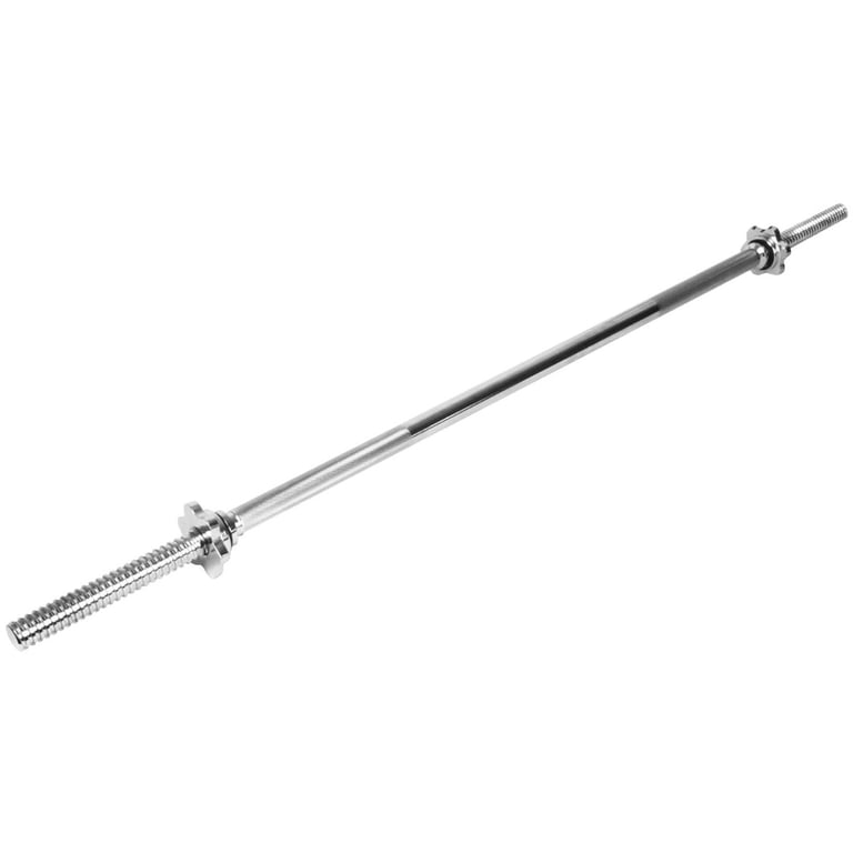 Heavy Duty 4ft Spinlock Barbell Weight Bar - 16cm Space, Max 150kg Load Capacity