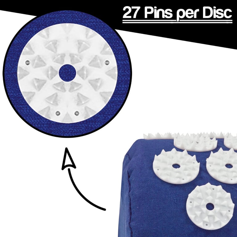 Acupressure Mat, Pillow and Ball Set - Pain Relief and Stress Relief Tool