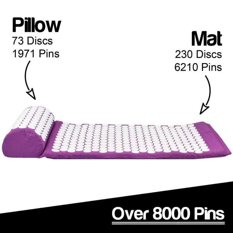 Acupressure Mat Set - Relief from Muscle Pain and Improved Circulation