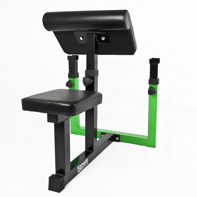 Bicep Preacher Curl Bench - Heavy Duty Adjustable Home Gym Equipment