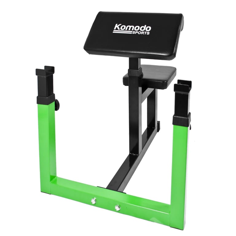 Bicep Preacher Curl Bench - Heavy Duty Adjustable Home Gym Equipment