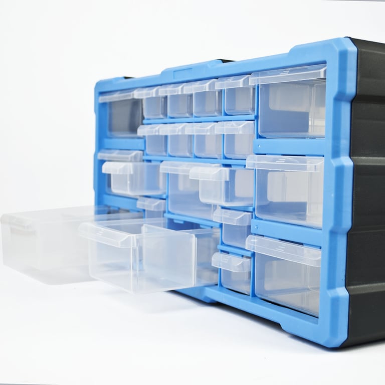 22 Drawer DIY Storage Organiser Unit - Tool and Craft Storage Cabinets