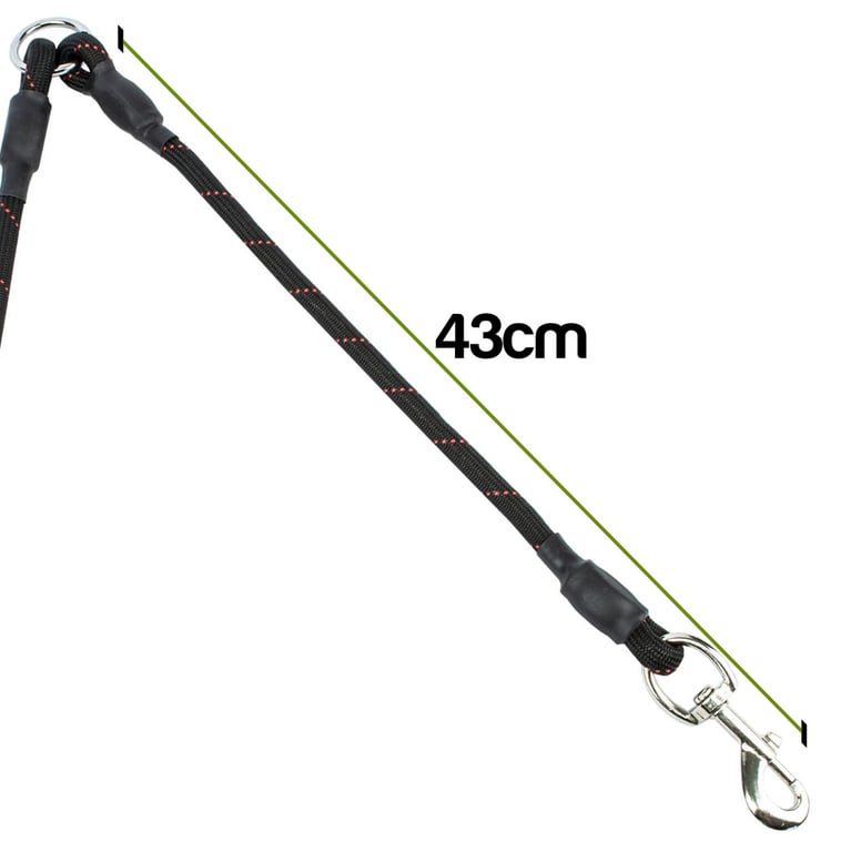 Dog Lead Twin Attachment - Dual Dog Lead for Safe and Convenient Walking