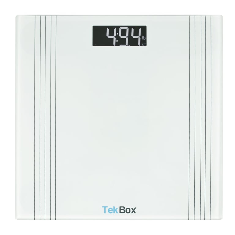 Digital Glass Bathroom Scales - Easy to Use & Accurate Weight Measurement up to 180kg