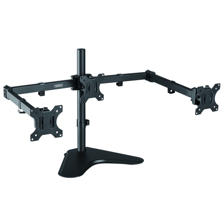 Triple Monitor Mount - Adjustable VESA Mount for 3 Screens