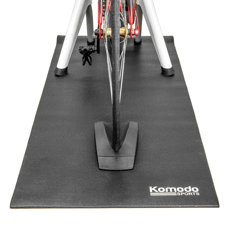 Gym Bench and Bike Trainer Floor Mat - Anti-Vibration Protection for Home Gyms and Indoor Cycling