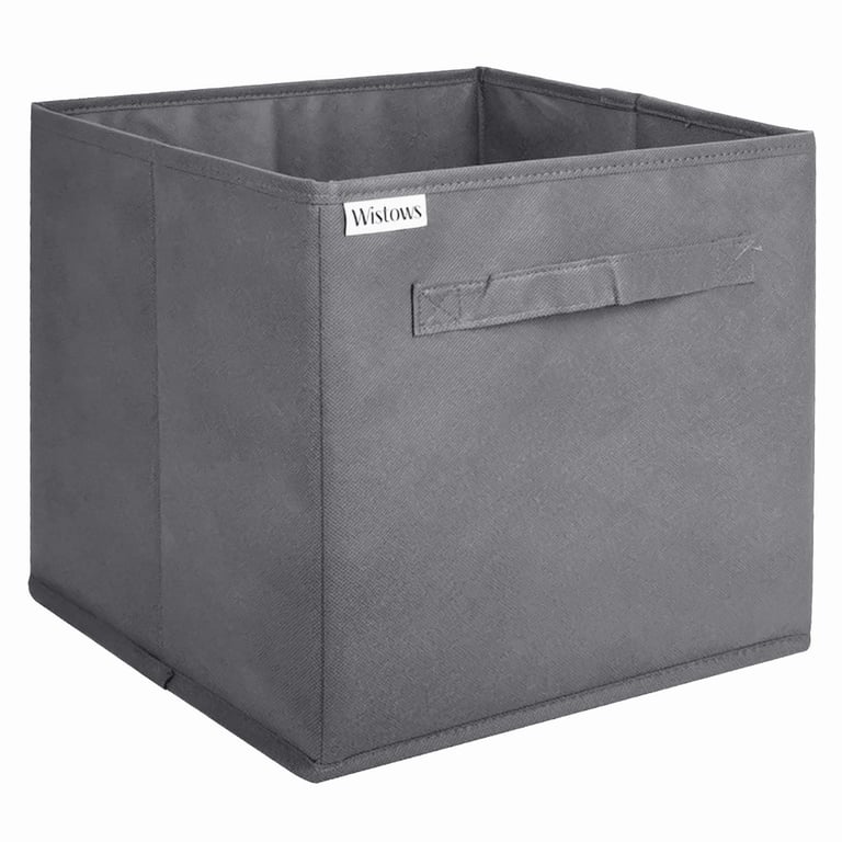 Pack of 4 Foldable Clothing Storage Boxes - Space Saving Closet Organizers