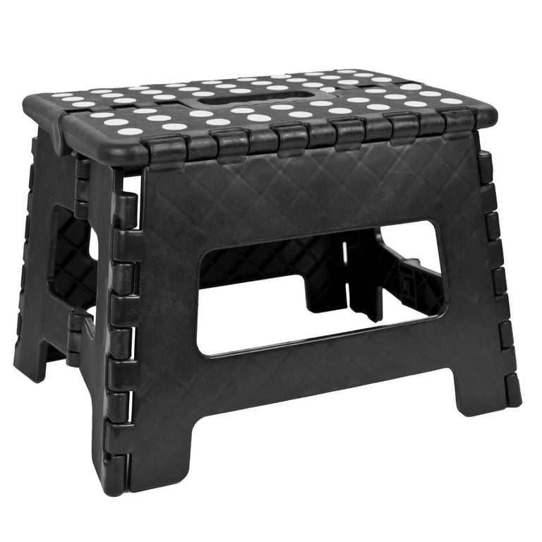 Multi Purpose Folding Step Stool - Heavy Duty Portable Storage Solution