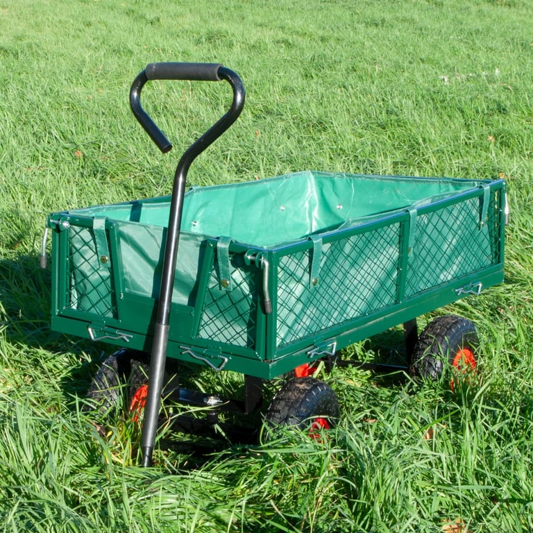 105L Heavy Duty Garden Trolley - All Terrain Wheels & 150kg Capacity
