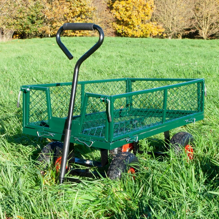 105L Heavy Duty Garden Trolley - All Terrain Wheels & 150kg Capacity