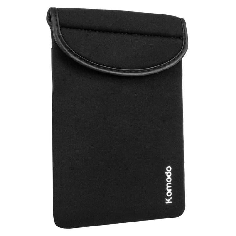 Komodo Universal Tablet Case - Soft Neoprene Protection with Velcro Fastening Tab