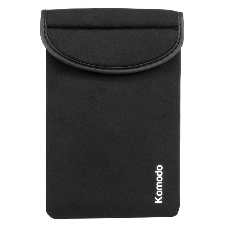 Komodo Universal Tablet Case - Soft Neoprene Protection with Velcro Fastening Tab