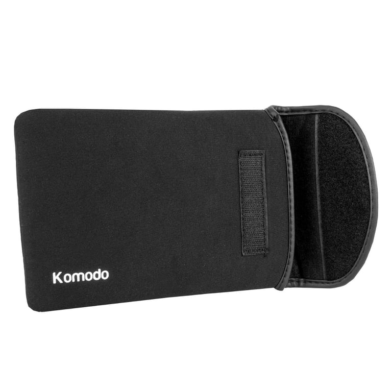 Komodo Universal Tablet Case - Soft Neoprene Protection with Velcro Fastening Tab