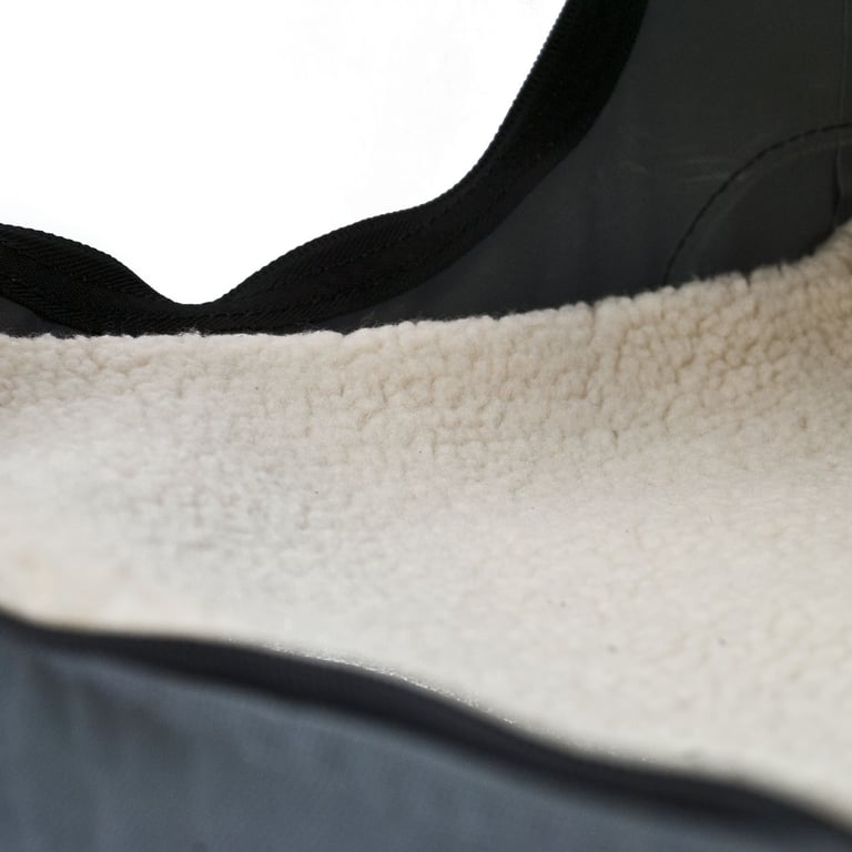 Soft Grey Large Pet Carrier - Durable & Foldable Travel Solution