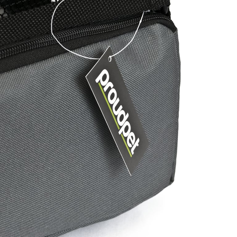 Soft Grey X-Large Travel Pet Carrier - Foldable & Collapsible Design