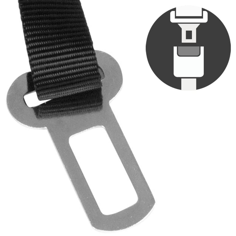 Twin Car Seat Belt Dog Harness - Adjustable & Secure Safety System for Two Pets