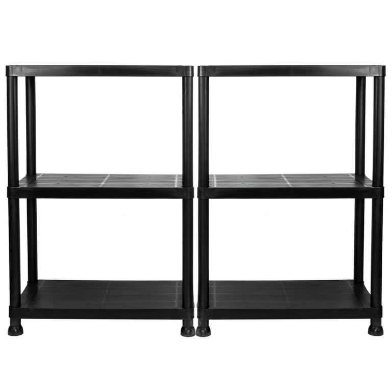 3 Tier Easy Assembly Garage Shelves - Set of 2