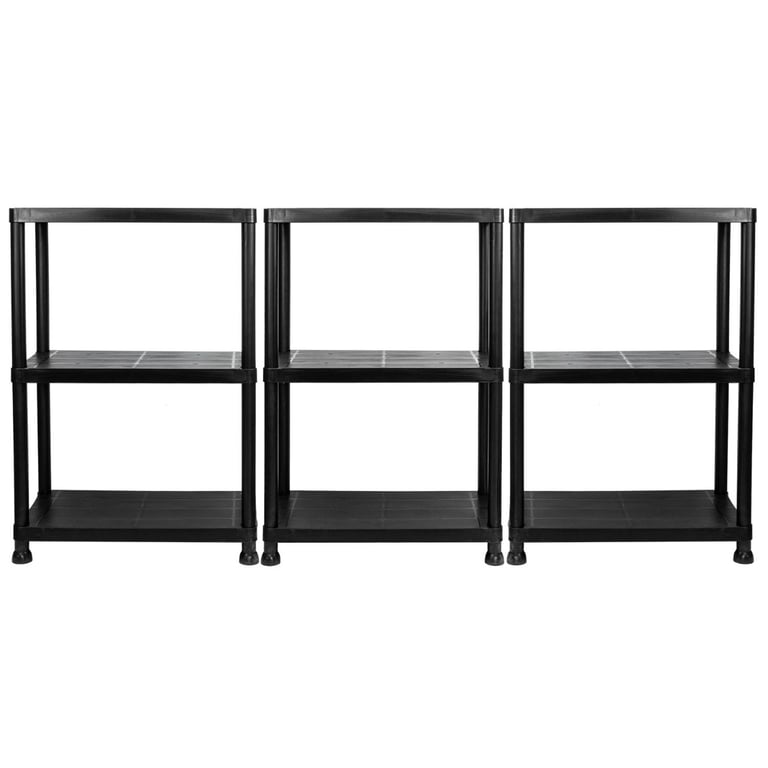 3 Tier Easy Assembly Garage Shelves - Home Storage Solutions