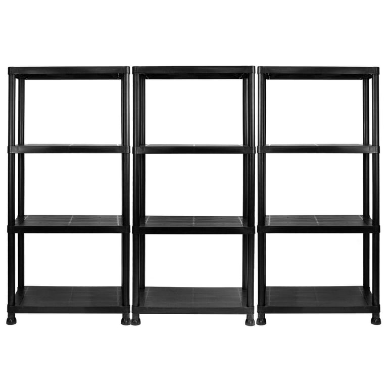 4 Tier Garage Shelves - Easy Assembly & Storage Solution