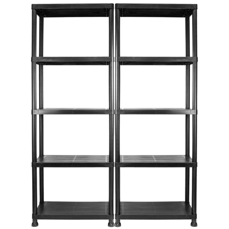 5 Tier Garage Shelves - Easy Assembly, Multi-Level Storage Solution