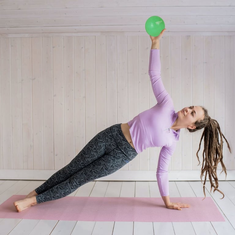 23cm Exercise Ball - Ideal Core Workout and Yoga Support