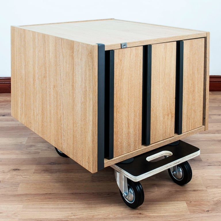 4 Wheel Transport Roller - Heavy Duty Furniture Moving Dolly with Anti-Slip Swivel Wheels and 150kg Capacity