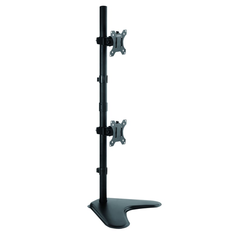 Dual Monitor Vertical Mount - VESA Compatible Swivel & Tilt Stand