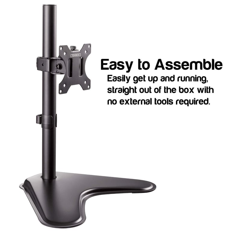 Dual Monitor Vertical Mount - VESA Compatible Swivel & Tilt Stand