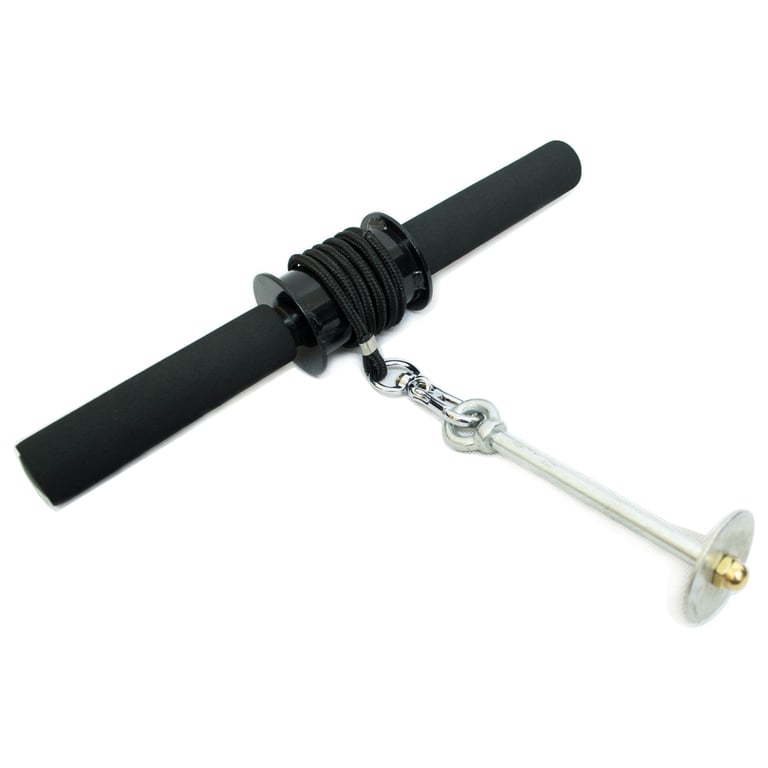 Robust Steel Komodo Wrist Roller - Forearm Strengthener and Grip Trainer