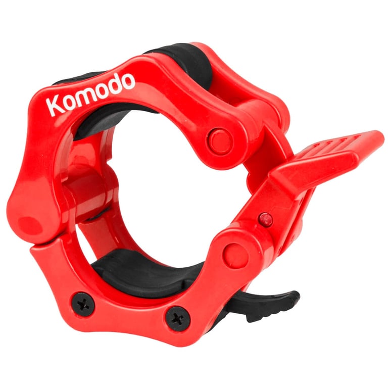 Komodo 2 Inch Spring Bar Collars - Quick Release and Secure Weight Lifting Collars