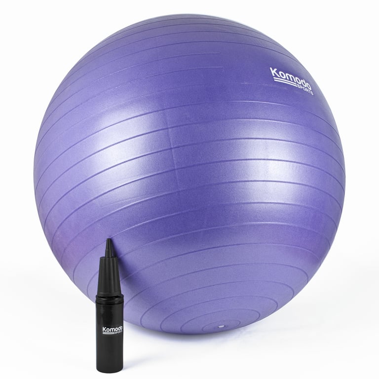 Purple Exercise Ball - Core Training and Balance Solution