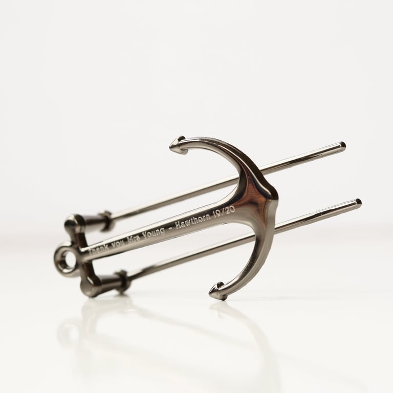 Personalised Metal Book Anchor - Comfortable Reading Stand in Gift Box