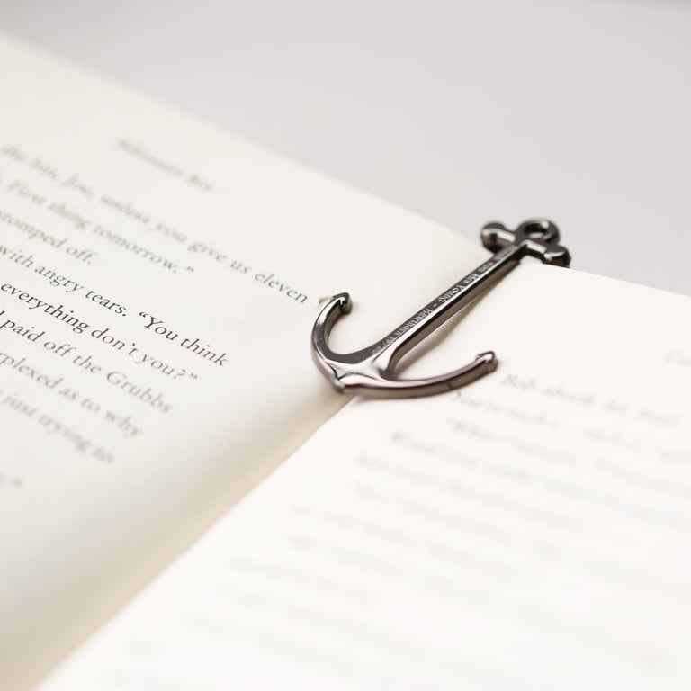 Personalised Metal Book Anchor - Comfortable Reading Stand in Gift Box