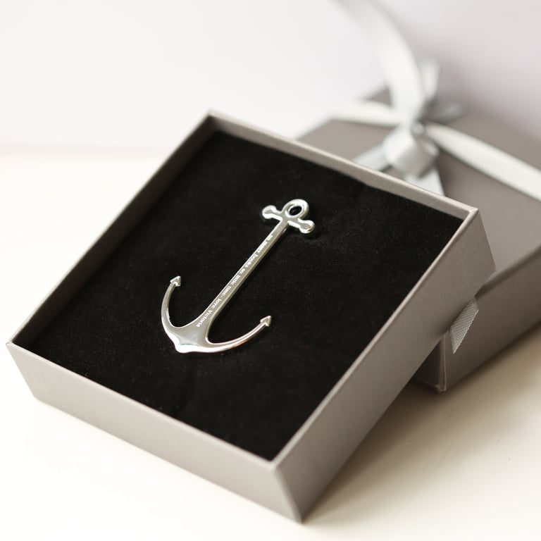 Personalised Metal Book Anchor - Comfortable Reading Stand in Gift Box