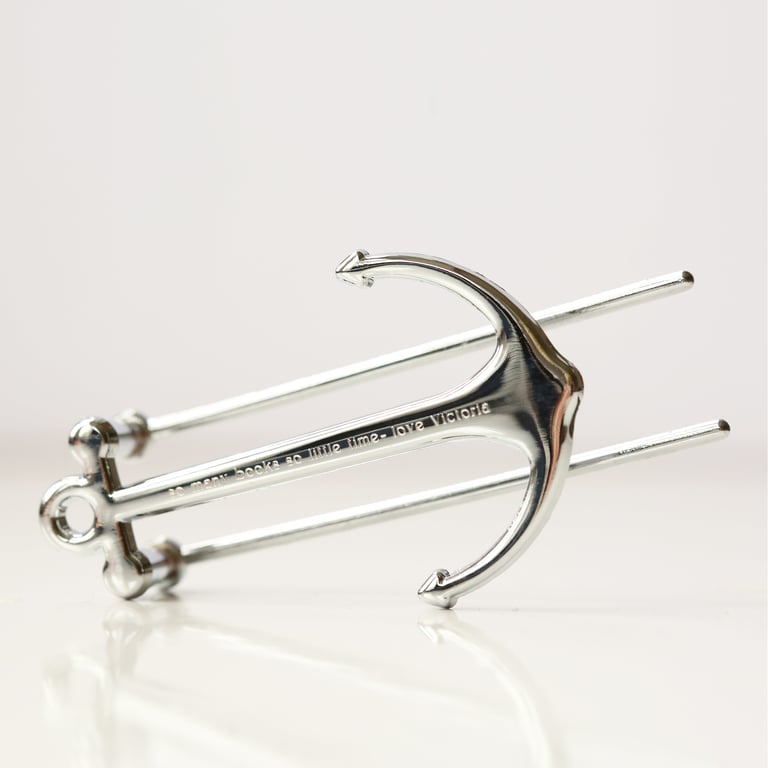 Personalised Metal Book Anchor - Comfortable Reading Stand in Gift Box