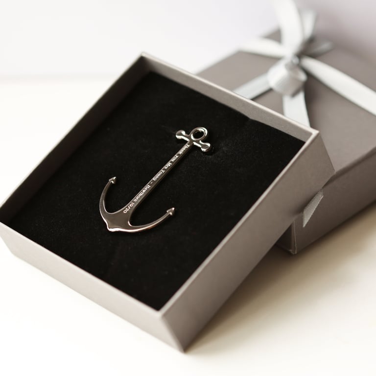 Personalised Metal Book Anchor - Comfortable Reading Stand in Gift Box