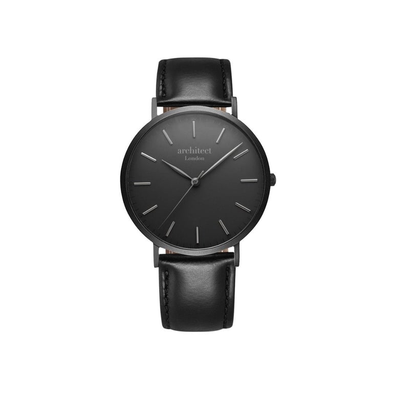 Personalised Modern Font Engraving Men s Minimalist Quartz Watch