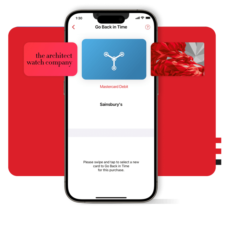 Architect Zephyr Contactless Payment Watch - Cashback & Multiple Card Management
